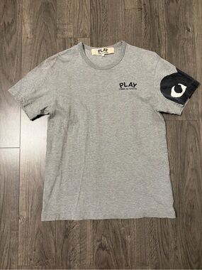 Comme des garçons Grey Logo T-Shirt
